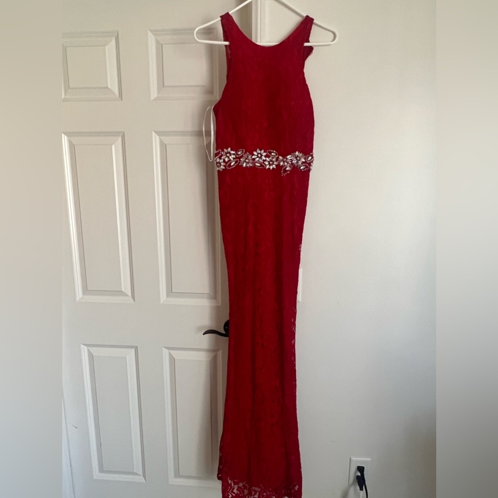 Beautiful long red dress